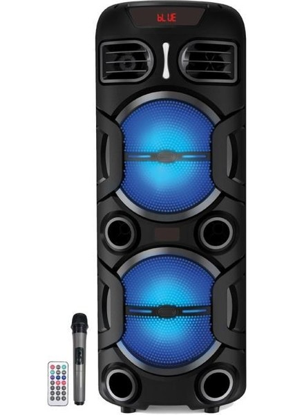 20W 4500 Mah 8"x2 Woofer Taşınabilir Bluetooth Hoparlör BTS-350