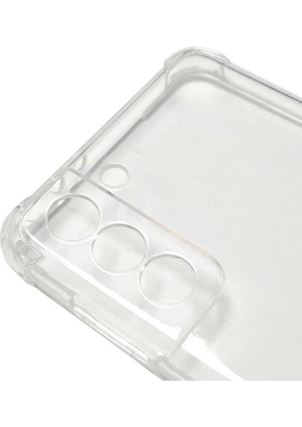 Storepgs Galaxy S21 Plus Kılıf Kamera Korumalı Nitro Anti Shock Silikon-Renksiz