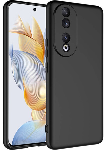 Storepgs Huawei Honor 90 Kılıf Mara Laaakan Kapak-Siyah