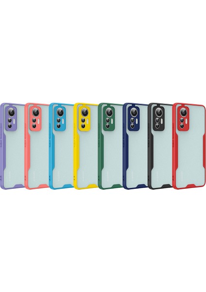 Storepgs Xiaomi Xiaomi 12 Lite Kılıf Parfe Kapak-Koyu Yeşil