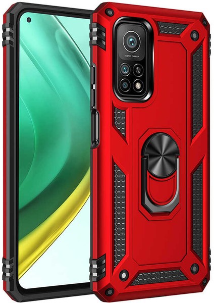 Storepgs Xiaomi Mi 10T Pro 5g Kılıf Vega Kapak-Kırmızı