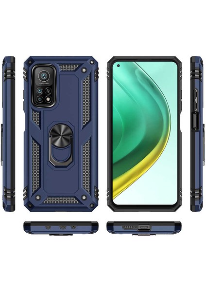 Storepgs Xiaomi Mi 10T Pro 5g Kılıf Vega Kapak-Kırmızı
