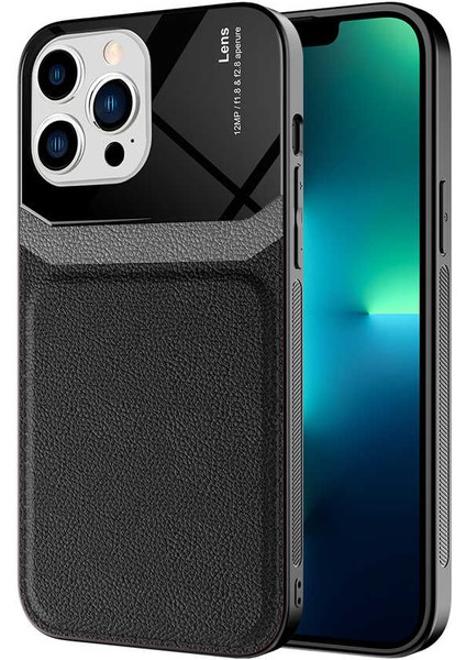 Apple iPhone 13 Pro Kılıf ​zore Emiks Kapak-Siyah