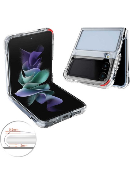 Storepgs Galaxy Z Flip 4 Kılıf Vonn Kapak-Renksiz fırsatları