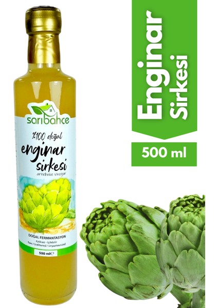 Enginar Sirkesi 500 ml - Organik Doğal Fermantasyon