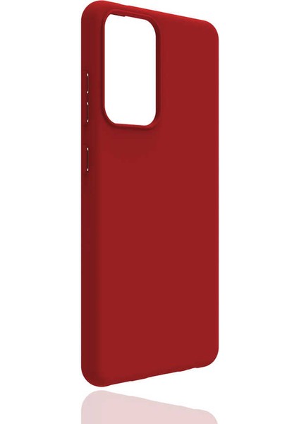 Storepgs Galaxy A72 Kılıf Biye Silikon-Kırmızı