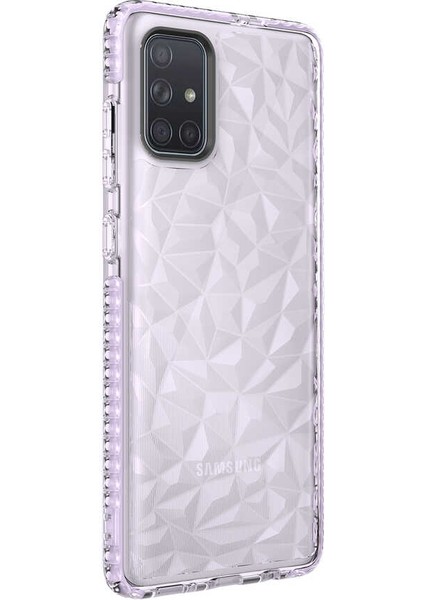 Samsung Galaxy A71 Kılıf Zore Buzz Kapak-Mor