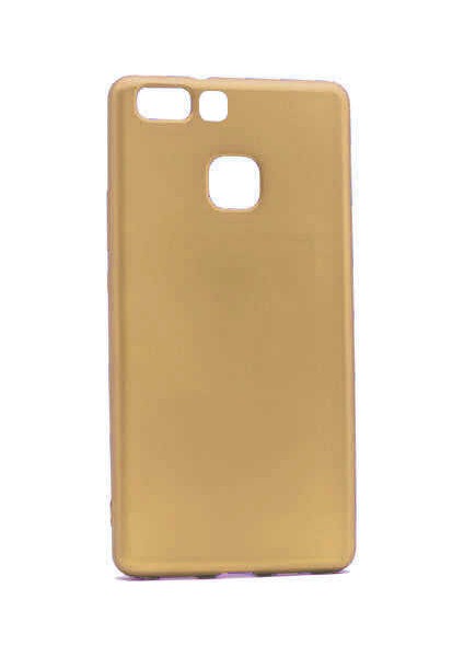 Storepgs Huawei P9 Kılıf Premier Silikon Kapak-Gold