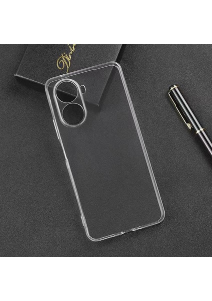 Storepgs Huawei Nova 10 Se Kılıf Süper Silikon Kapak-Renksiz