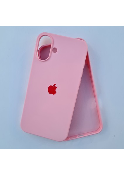 Apple iPhone 16 Plus (6.7 Inc) Uyumlu Lansman Içi Kadife Esnek Silikon Kılıf