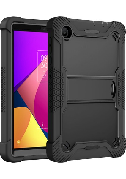 Tcl Tab 8 Le Siyah Için Silikon Hibrit Pc Tablet Kılıfı (Yurt Dışından)