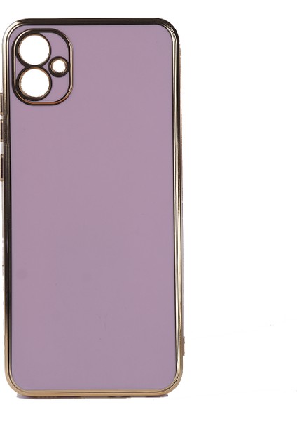 Samsung Galaxy A04E Kılıf Zore Bark Kapak-Lila