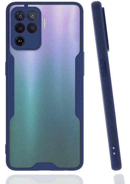Storepgs Oppo Reno 5 Lite Kılıf Parfe Kapak-Lacivert