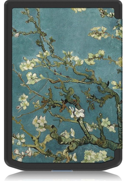 Pocketbook Verse Pro Kayısı Çiçeği Için Boyalı Caster Deri Kılıf (Yurt Dışından) fırsatları
