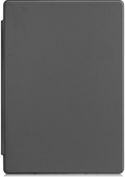 Microsoft Surface Pro 7 Gri Için Custer Texture Deri Kılıf (Yurt Dışından)