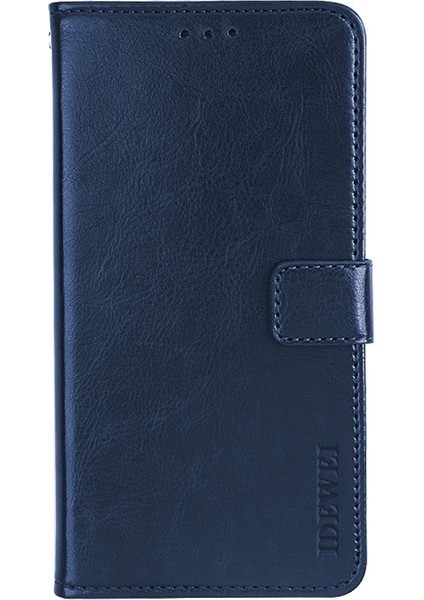 Zte Blade V 2020 Koyu Mavi Için Idewei Crazy Horse Texture Kılıf (Yurt Dışından) fiyatları