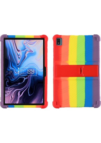 Tcl 10 Tab Max 10,36 Inç Gökkuşağı Için Silikon Tablet Kılıfı (Yurt Dışından)