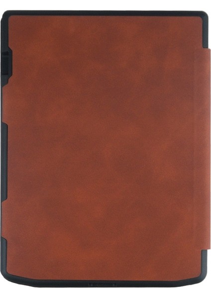 Pocketbook Inkpad 4 / Color2 /3 /PB743 Kahve Için Deri Kılıf (Yurt Dışından)