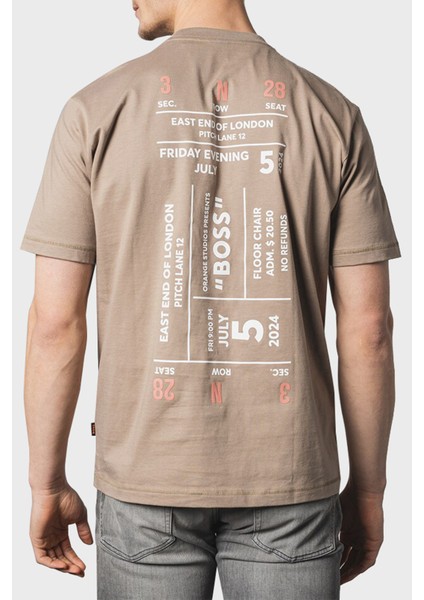 % 100 Pamuk Relaxed Fit Sırt Baskılı T Shirt Erkek T Shirt 50515553 246 fiyatları