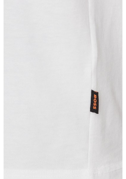 % 100 Pamuk Relaxed Fit Sırt Baskılı T Shirt Erkek T Shirt 50515553 101