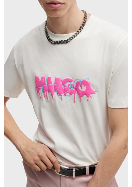 % 100 Pamuk Regular Fit Efekt Logolu T Shirt Erkek T Shirt 50515282 121 fırsatları