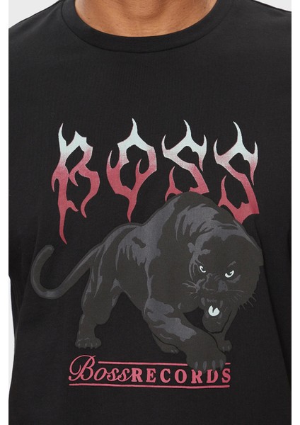 Baskılı % 100 Pamuk Regular Fit Bisiklet Yaka T Shirt Erkek T Shirt 50510223 001 fırsatları