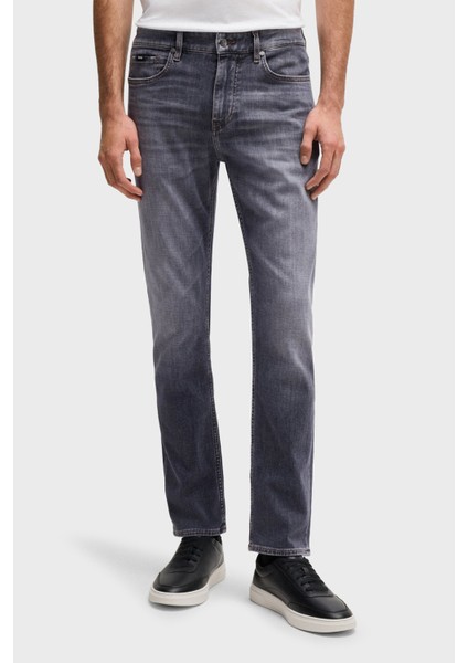Streç Pamuklu Slim Fit Düz Paça Jeans Erkek Kot Pantolon 50532606 021