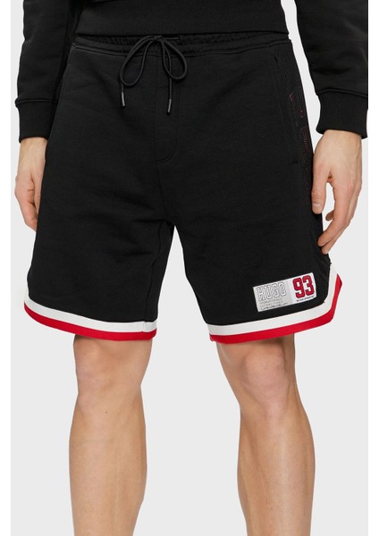 Şeritli Pamuk Relaxed Fit Normal Bel Short Erkek Short 50510163 001