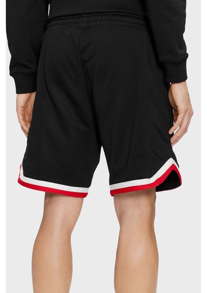 Şeritli Pamuk Relaxed Fit Normal Bel Short Erkek Short 50510163 001