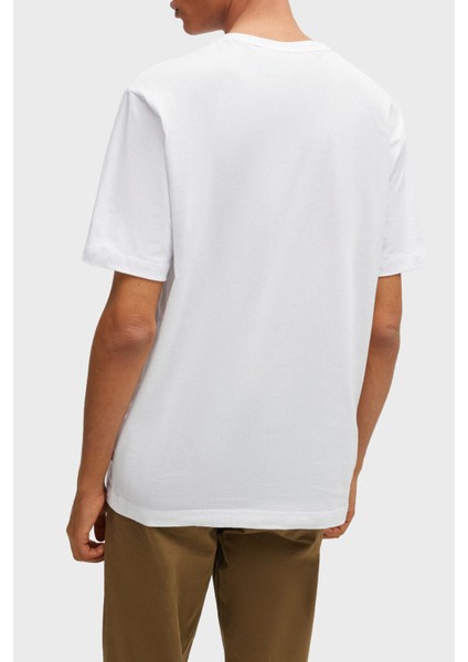 Baskılı % 100 Pamuk Regular Fit Bisiklet Yaka T Shirt Erkek T Shirt 50510021 100 fiyatları