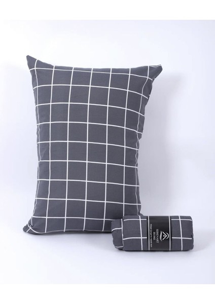 Ranforce Çift Kişilik Lastikli Çarşaf I 180 x 200 I Kareli