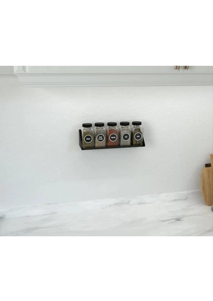 Modern Metal Baharatlık Rafı / Minimalist Tasarım Mutfak Depolama Duvar Rafı Metal Raf fiyatları