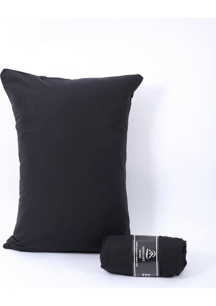 Çift Kişilik Lastikli Çarşaf Takımı I 180 x 200 I Siyah