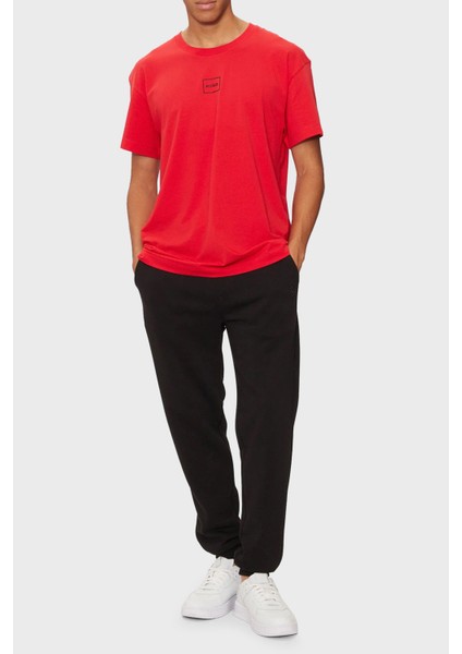 Pamuklu Regular Fit Bisiklet Yaka Logolu T Shirt Erkek T Shirt 50525236 693