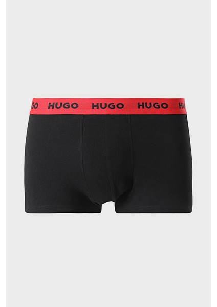 Pamuklu Logolu 3 Pack Boxer Erkek Boxer 50532611 970