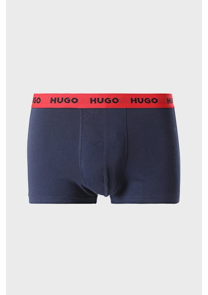 Pamuklu Logolu 3 Pack Boxer Erkek Boxer 50532611 970
