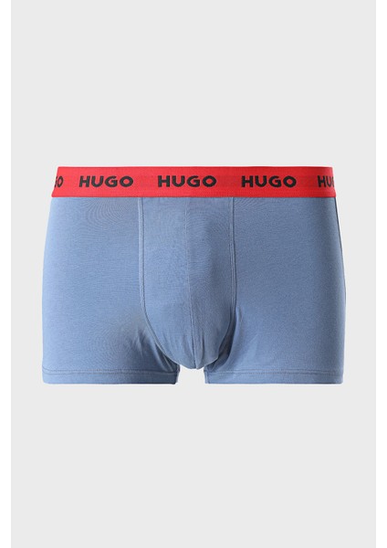 Pamuklu Logolu 3 Pack Boxer Erkek Boxer 50532611 970