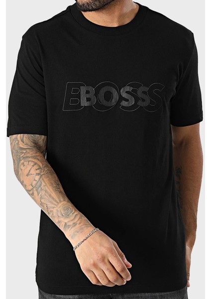 % 100 Pamuk Regular Fit Bisiklet Yaka Logolu T Shirt Erkek T Shirt 50531271 001 modelleri