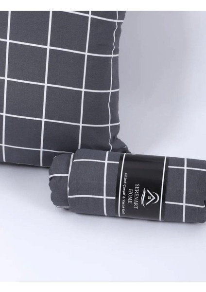 Tek Kişilik Lastikli Çarşaf Takımı I 100 x 200 I Siyah