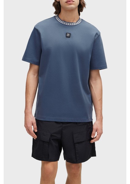 Interlok Pamuklu Relaxed Fit Bisiklet Yaka T Shirt Erkek T Shirt 50510035 462