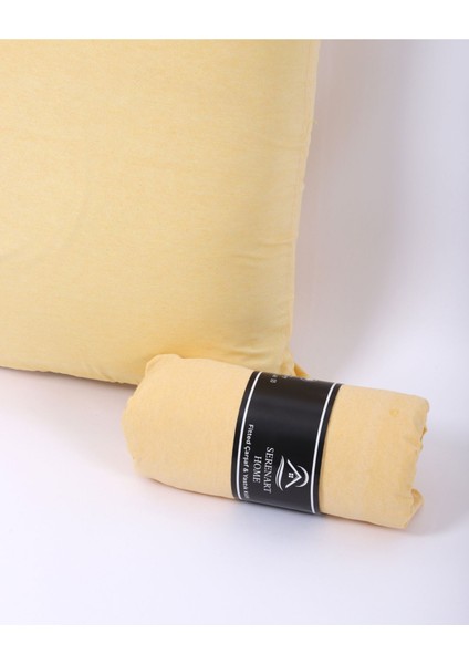Tek Kişilik Lastikli Çarşaf Takımı I 100 x 200 I Sarı