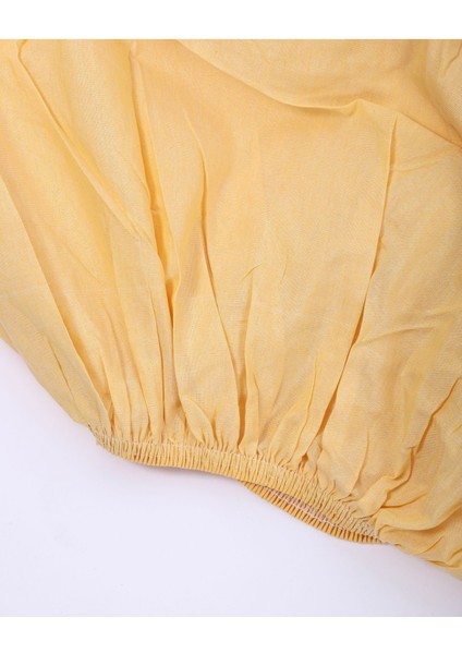 Tek Kişilik Lastikli Çarşaf Takımı I 100 x 200 I Sarı