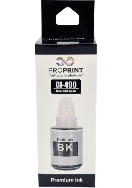 Canon G4410 Siyah Mürekkep 135 ml GI-490