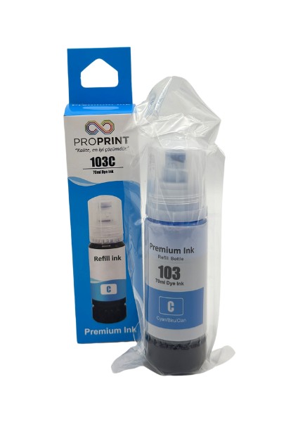 Epson L1250 Mavi Muadil Mürekkep 103 - 70 ml