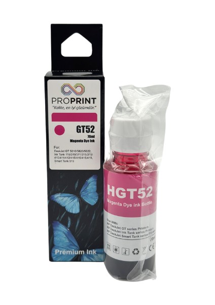 Hp GT52 Kırmızı Muadil Mürekkep 70 ml Ink Tank 316 – Ink Tank 319
