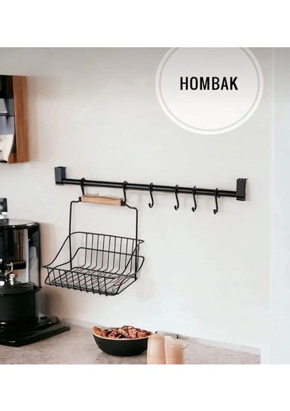 Siyah Retro Sepet ve Askılık,metal fırsatları