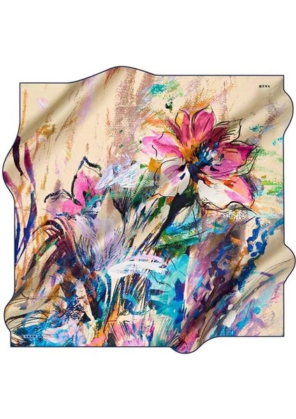 Nostalji Sura Ipek Eşarp 8049-322