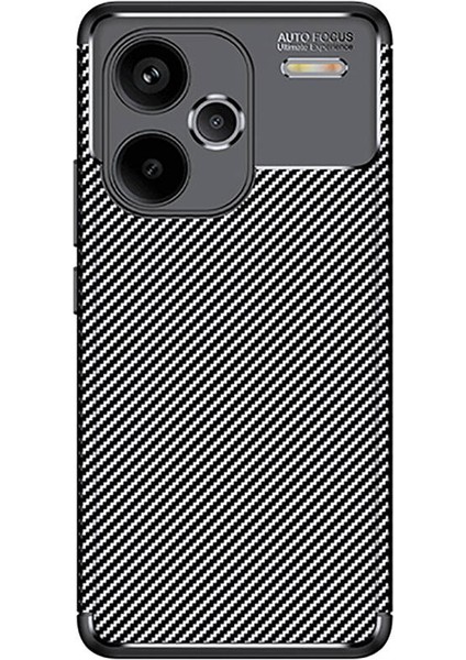 Xiaomi Redmi Note 13 Pro Plus 5g Kılıf Zore Negro Silikon Kapak-Siyah