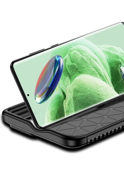 Xiaomi Redmi Note 13 Pro Plus 5g Kılıf Zore Negro Silikon Kapak-Siyah