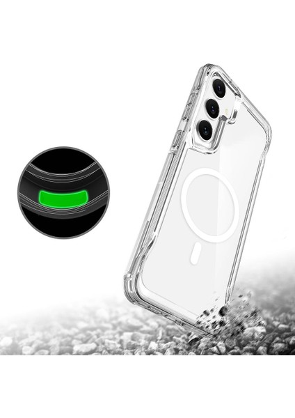 Storepgs Galaxy S24 Plus Kılıf Magsafe Şarj Özellikli T-Max Magsafe Kapak-Renksiz indirimleri